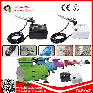 Battery Type Mini Compressor With Air Spray Gun