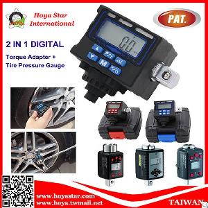 Multi Funciton Digital Torque Adapter And Tire Pressure Gauge