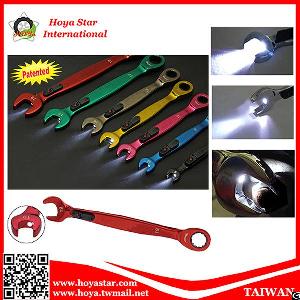 patented led light ratchet wrench