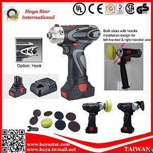 taiwan 14 4v mini tech li ion battery cordless polisher sander