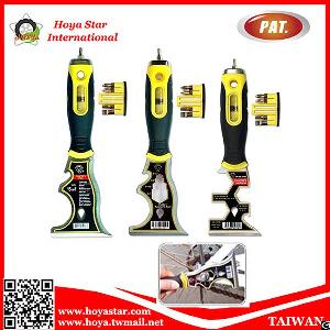 Taiwan Made Multi Functions Painter Tool Caulk Tool With Screwdriver Set