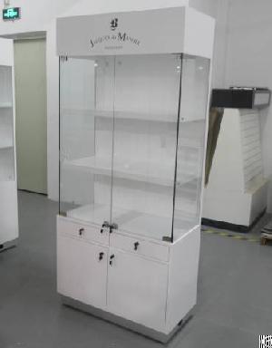 Wall Cabinet Display Case With Painting And Storage