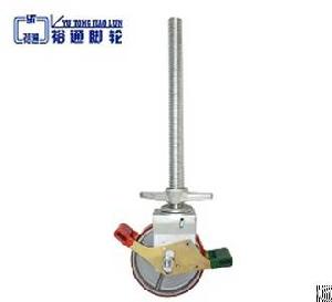 european adjustable pu scaffolding caster wheel