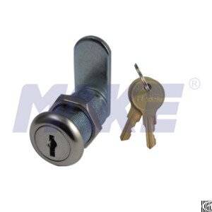 wafer key cam lock zinc alloy shiny chrome nickel plated