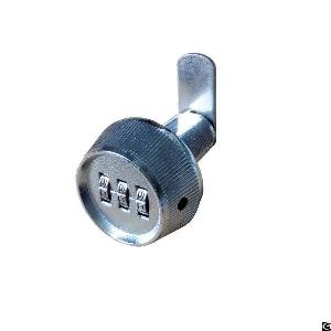 zinc alloy digit lock bright chrome override key