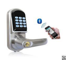 bluetooth door lock zinc alloy chrome plating