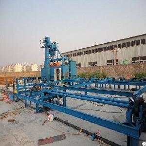 internal steel tube shot blasting machine surface preparation