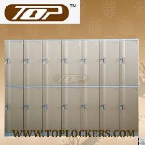 Double Tier Abs Plastic Cabinet, Strong Lockset For Security