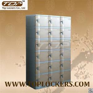 six tier plastic cabinet lockset security rust proof