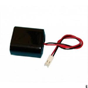 Perma Battery Lithium 6v Automatic Flusher Battery With Pvc Sleeve And Connector