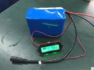 Rechargeable Li-ion Perma Battery Pack With Lcd Display Showing The Remaining Power Rate