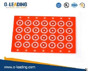 2layer Rigid Pcb With Red Soldermask And Ultra Thin Board Thickness 0.15mm