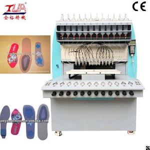 soft pvc shoe sole dropping machine