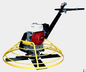 concrete floor troweling machine polishing