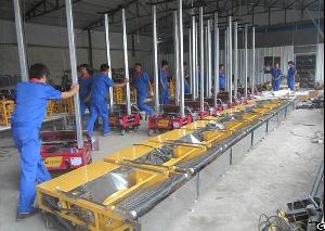 electric power wall plastering machine manufacture