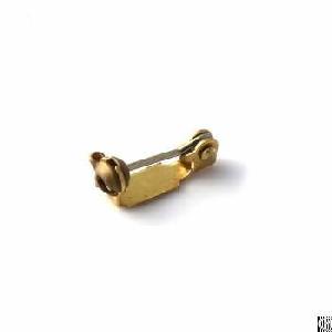 15mm Small Size Brass Badge Pin Back Wearing On Breast