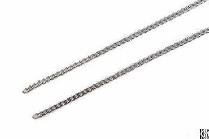 Classic Mens Necklace 304 Stainless Steel Silver Chain Color