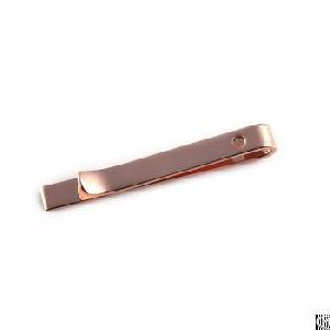 Short Style Rose Gold Plated Tie Clip For Kids