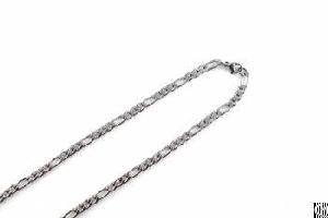 Silver Tone 7.0mm Wide Stainless Steel Necklace Chain Link 14 40 Inch