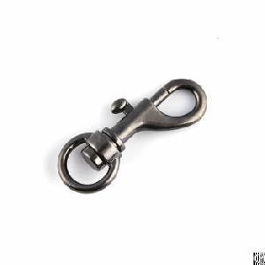 2 3 70 lbs round steel swivel eye bolt snap hook gunmetal plated