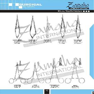 Castroviejo Needle Holder, Porta Agujas Para Hospital, Pinza Mayo Hegar, Derf Porte-aiguille, Chirur