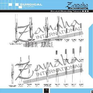 Dissecting Forceps, Pinzas De Diseccion, Pince A Dissequer, Rozproszone Kleszcze