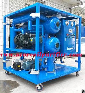 18000l H High Vacuum Transformer Oil Filtration Machine