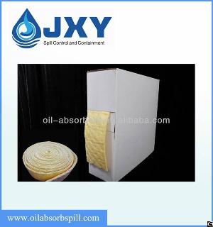 chemical absorbent folded perforated dimple roll