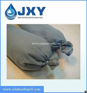 universal spill absorbent sock