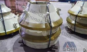 h3800 mantle concave ring cone crusher spare