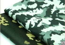 Camouflage And Check Jacquard