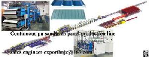 Cold Room Wall Pu Sandwich Panel Production Line