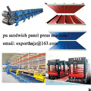 press machine belt coneyor pu sandwich panel