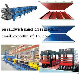 Roof And Wall Sandwich Panel Making Machine