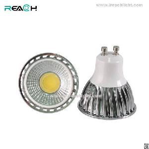 5w Gu10 Led Spotlight, Ac85-265v, Dimmable, Cob Led, 90degree, Alu Body, Replace 40w Halogen Light