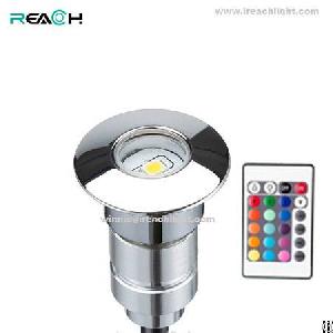 recesssed mounted led inground light 120degree rgb waterproof controller