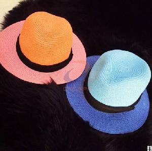 Wholesale Fedora Hat Colorful Design Assorted Colors