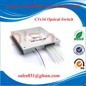 c1x16 compact optical switch mechanical fiber