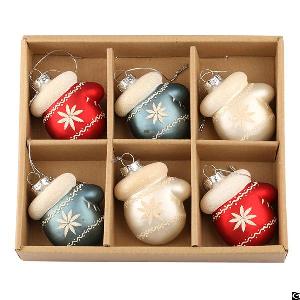 Assorted Glass Ornaments Set Christmas Glass Ball Decoration