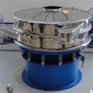 Round Vibrating Screen To Sieve Bulk Materials Such As Flour, Salt, Sugar, Etc