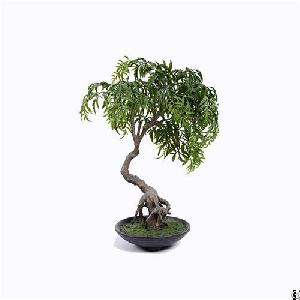 artificial ming aralia bonsai