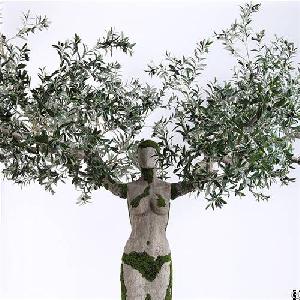 artificial silk olive tree