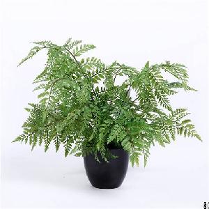 fake fern bonsai plastic