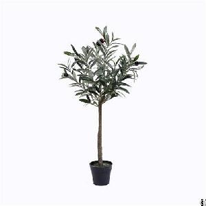 Silk Potted Olive Tree