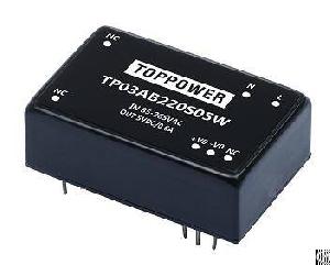 4w 3kvac Isolation Wide Input Ac / Dc Converters Tp04ab220s05w