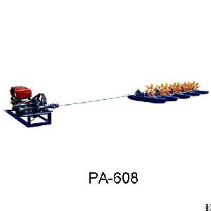 diesel engine multi impeller paddlewheel aerator