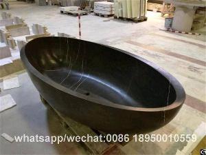 Bulgaria Grey Marble Bathroom Tubs Stone Free-standing Tubs