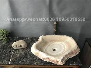 honey onyx bathroom random vessel sinks sanitary ware wash basin