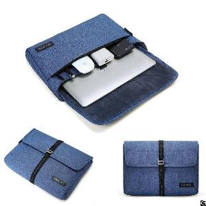 slim laptop sleeve portable briefcase travel electronics case macbook pro air kindle bag