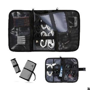 Travel Usb Cable Organizer Storage Bag Travel Carry-on Electronic Accessories Case